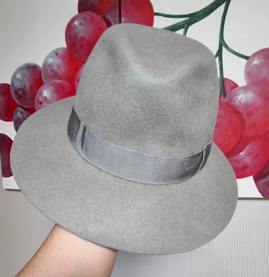 카시라 CA4LA 고급 양모 펠터 페도라 55~57cm 남여공용 모자  상품이미지1