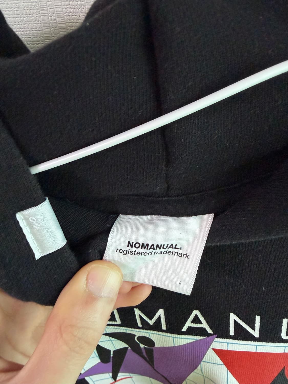 노메뉴얼 후드티 L 상품이미지3