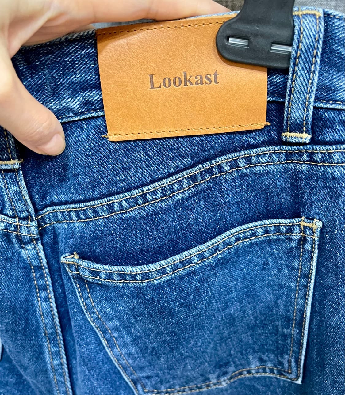 24SS/새상품/Lookast 룩캐스트 다이안 데님 팬츠 딥블루 S 상품이미지7