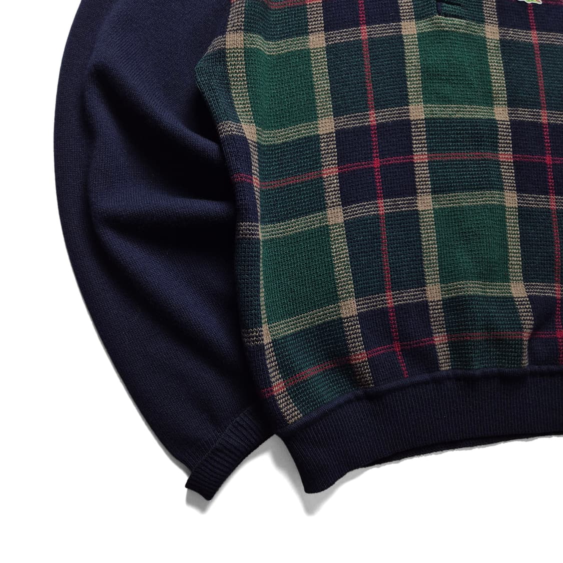 [105] 라코스테 타탄체크 카라니트 상품이미지4