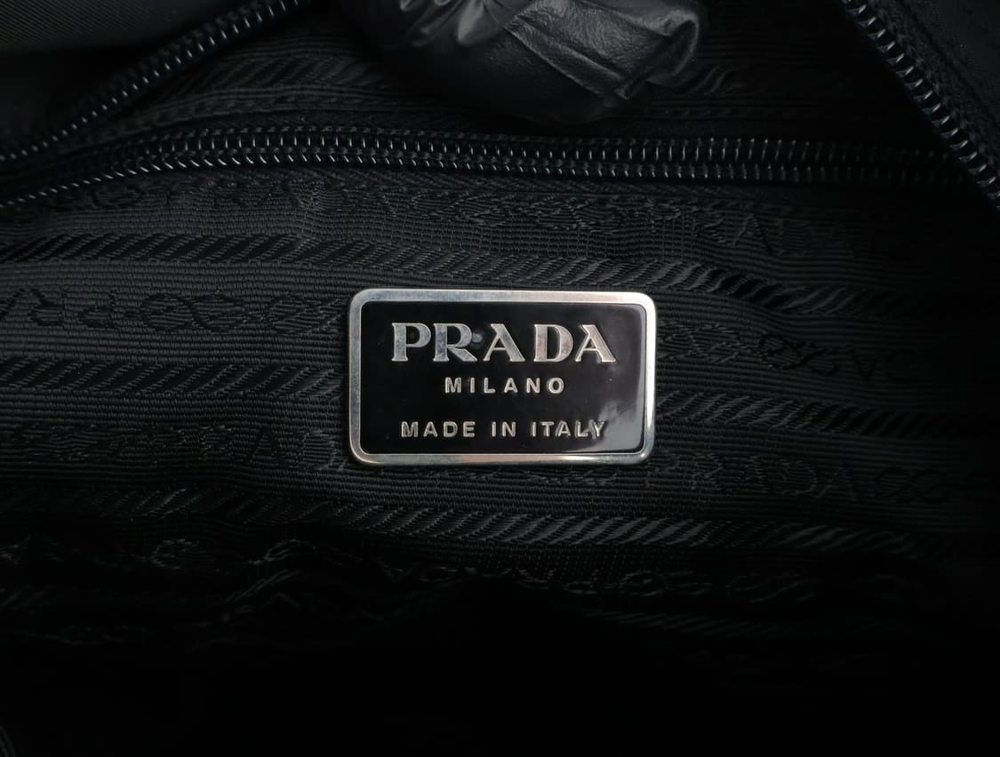 프라다 삼각로고 빅 숄더백 쇼퍼백 나일론 토트백 블랙 상품이미지9