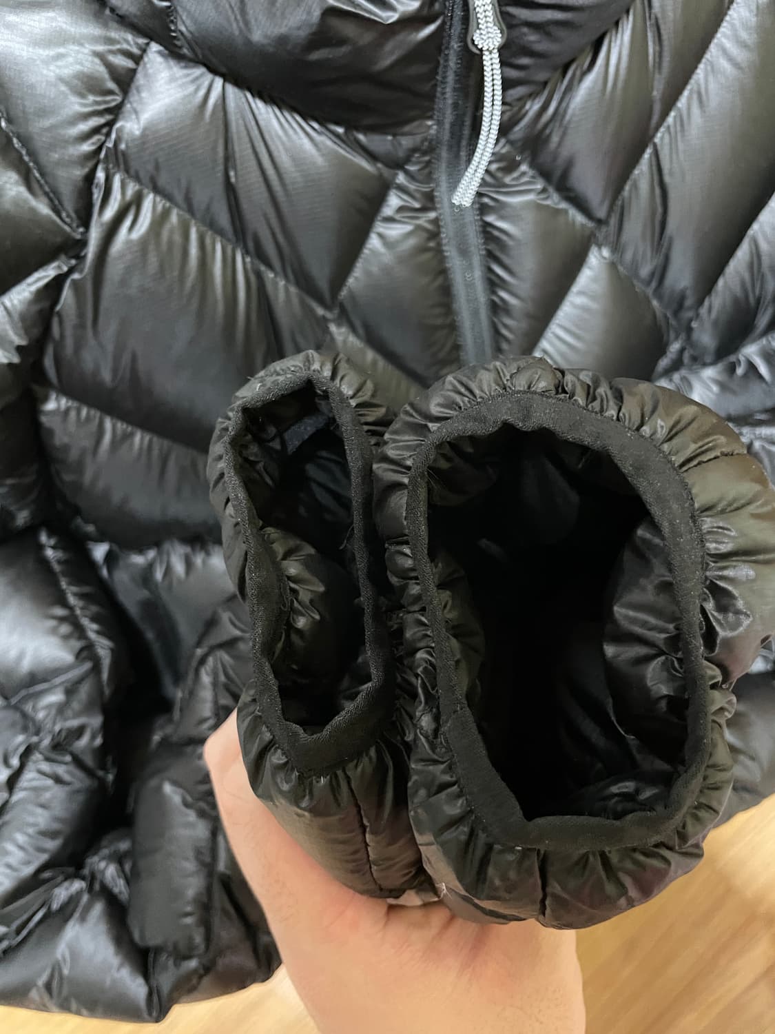 [XL] 로아하이킹 라이트 다운 자켓 블랙 상품이미지9