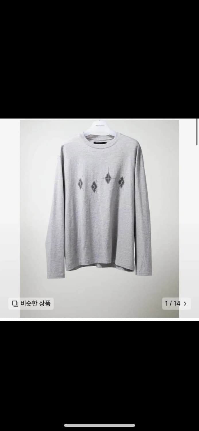 (4) 해칭룸 카툰 롱슬리브 그레이 상품이미지4