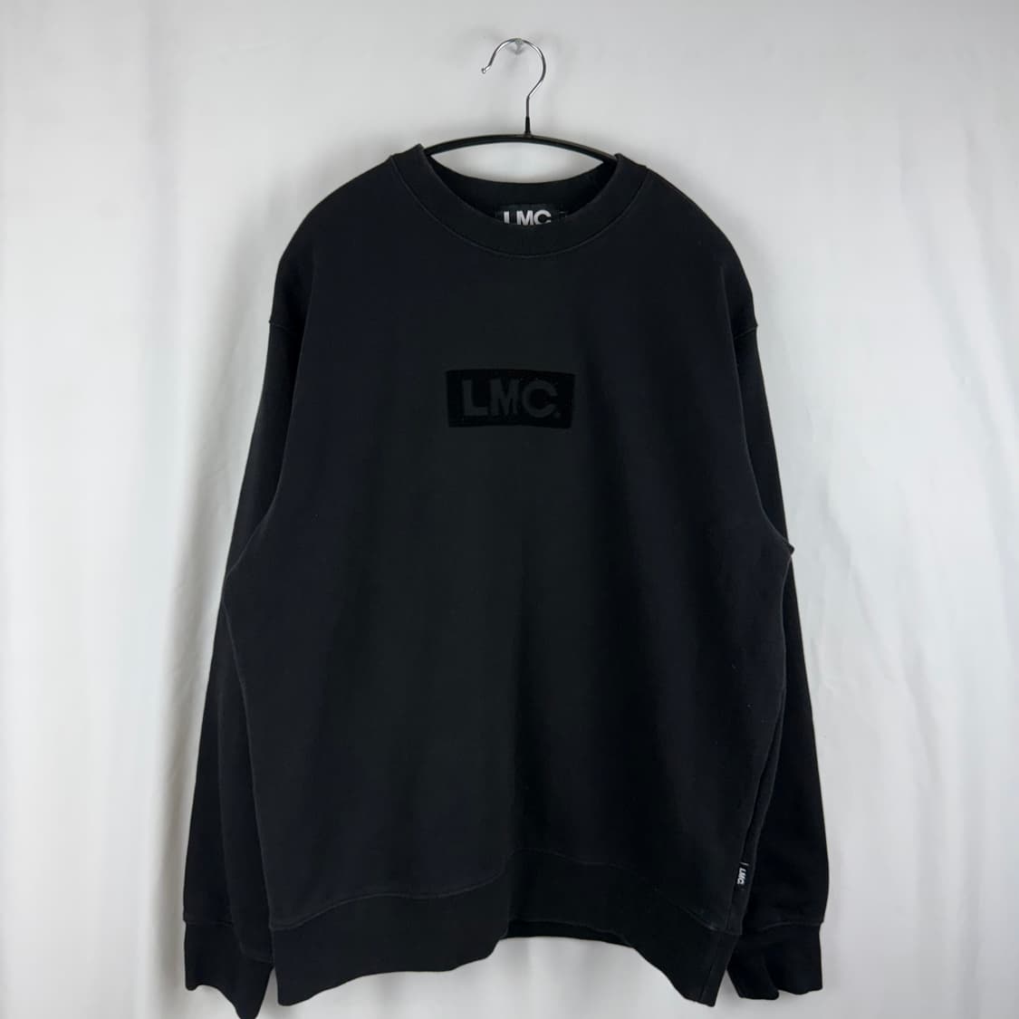 (L) LMC 박스로고 맨투맨 블랙 상품이미지2