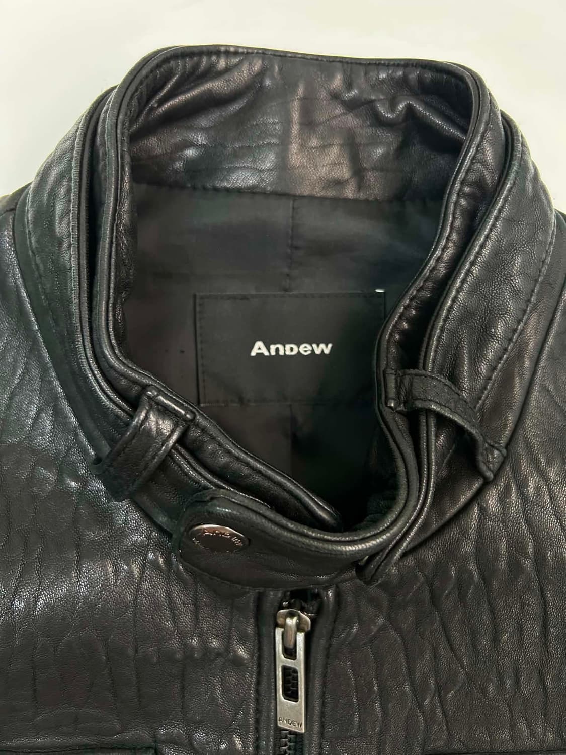 [105] ANDEW 앤듀 양가죽 멀티포켓 라이더 디테일 집업 자켓 상품이미지4