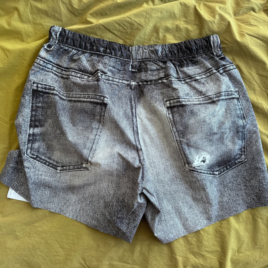 [3] 새티스파이 피스쉘 5인치 언라인드 쇼츠 블랙 데님 상품이미지2