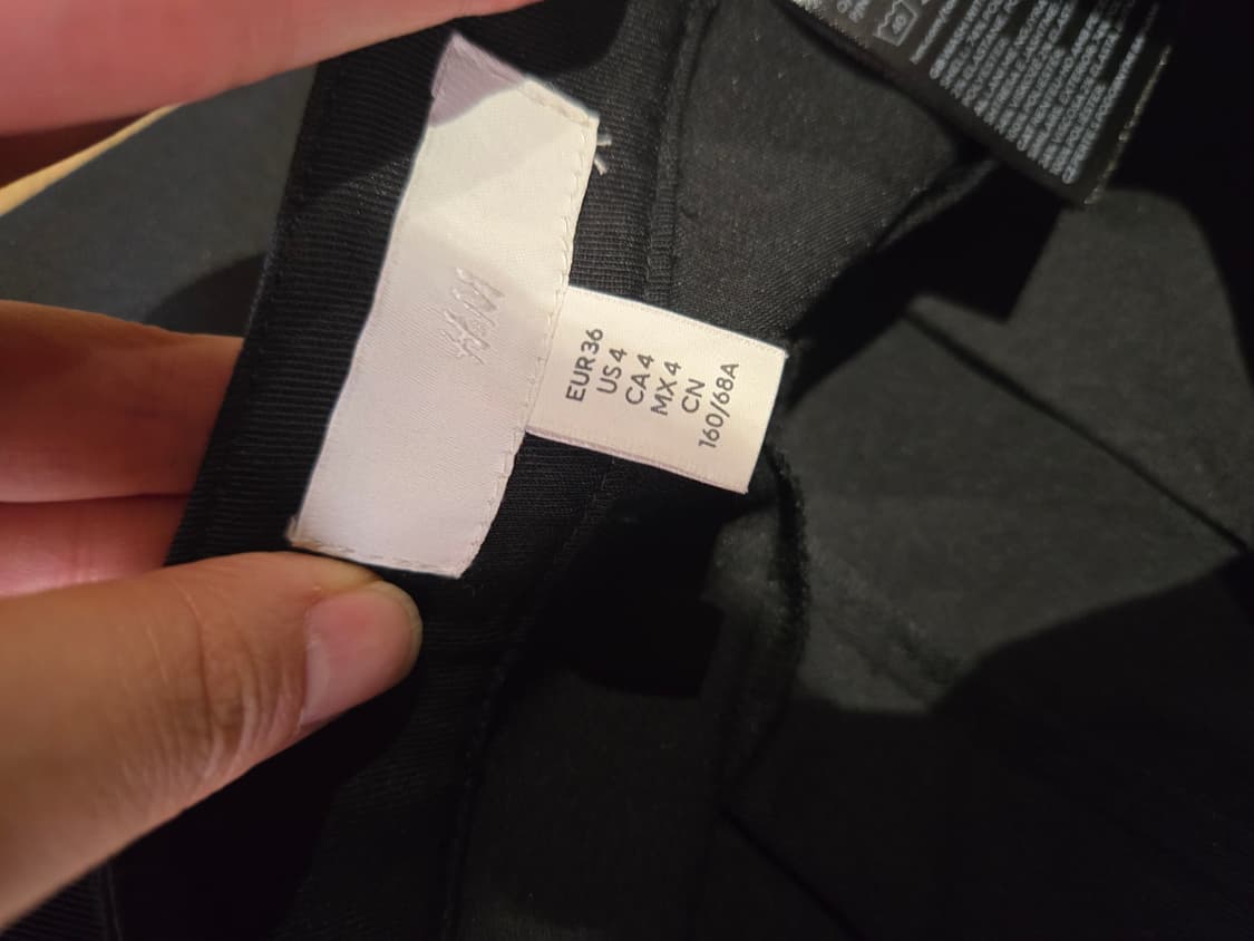 [무료배송]H&M 여성 US 4 하이웨이스트 스판 와이드 카고 팬츠 바지 상품이미지7