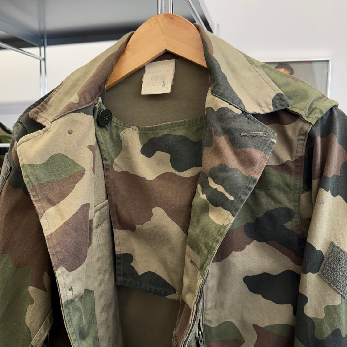 90s 빈티지 스페인 군 보스코소 필드 자켓 (S)   상품이미지6