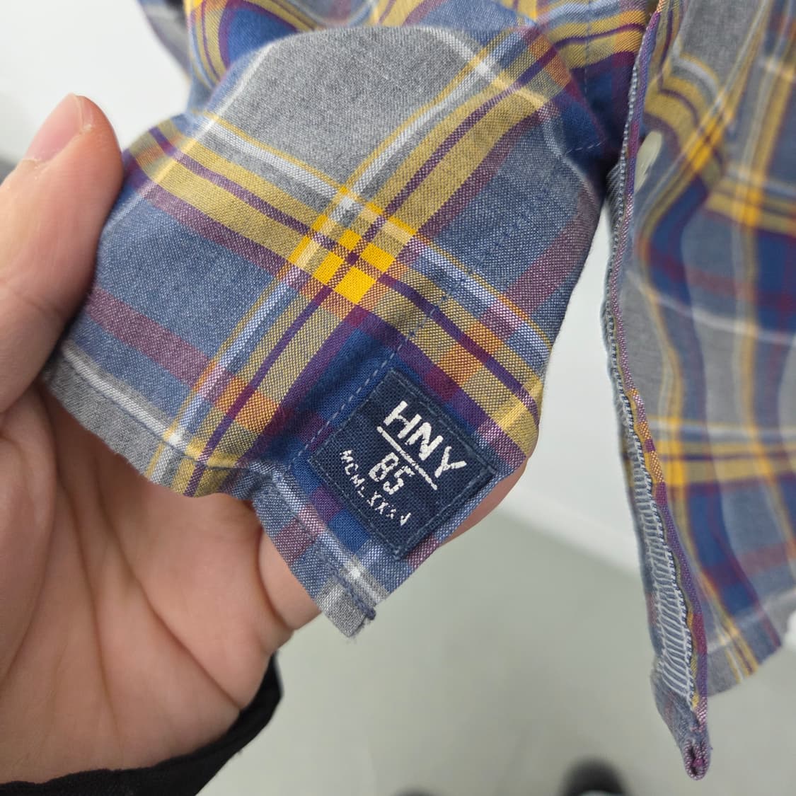 타미힐피거 체크 셔츠 남방 긴팔 남s 상품이미지5