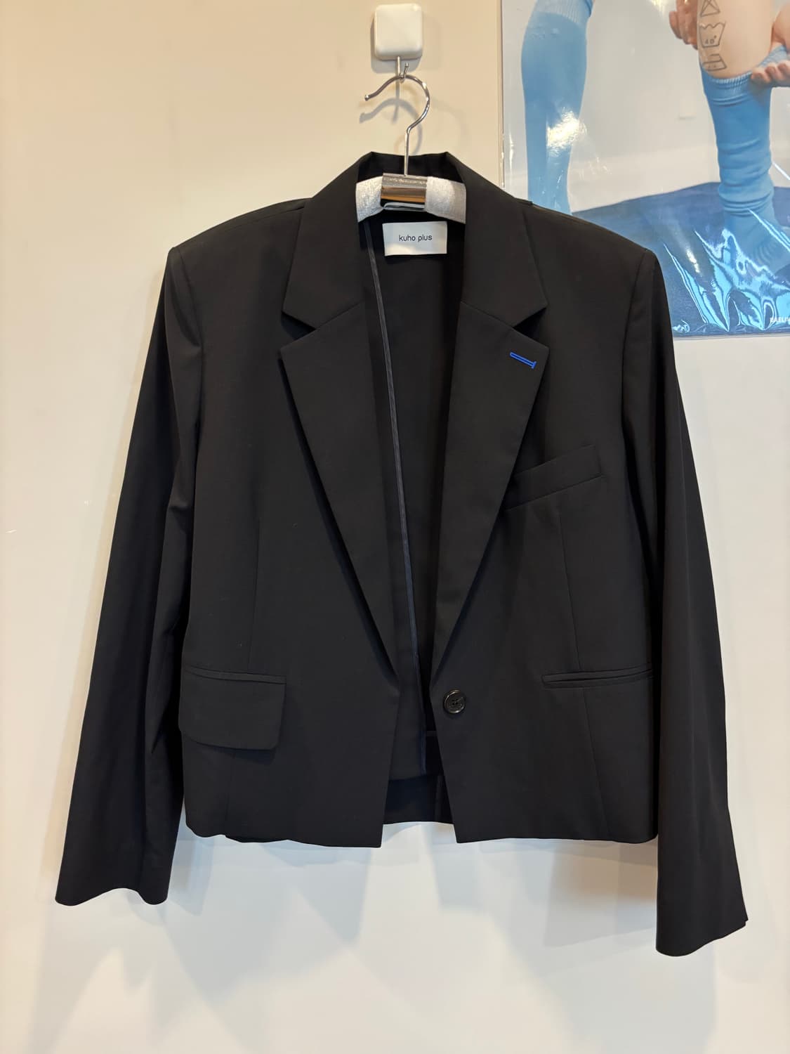 Kuho Plus 더플 버튼 자켓 Organza Blazer 상품이미지1