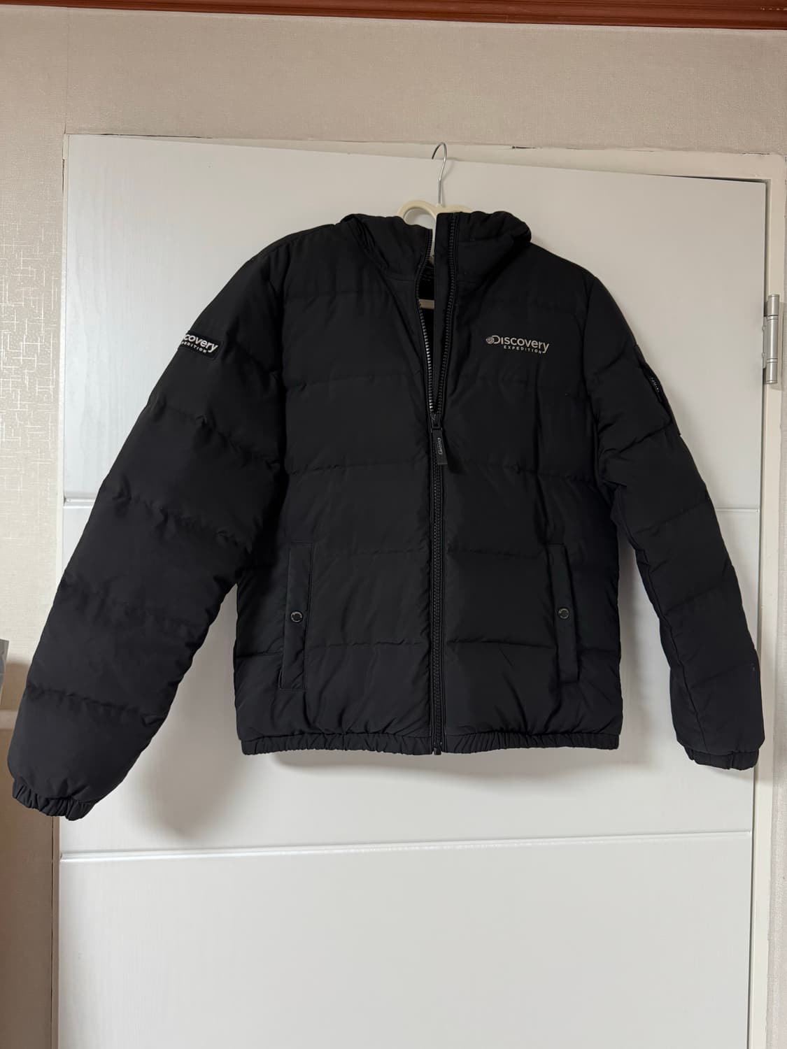 [작은 여성, 아동용]디스커버리 키즈 블랙 패딩 90 상품이미지1