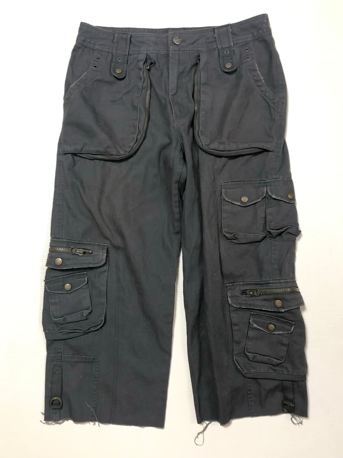 빈티지 그레이 펑크 빅 포켓 팬츠 상품이미지10