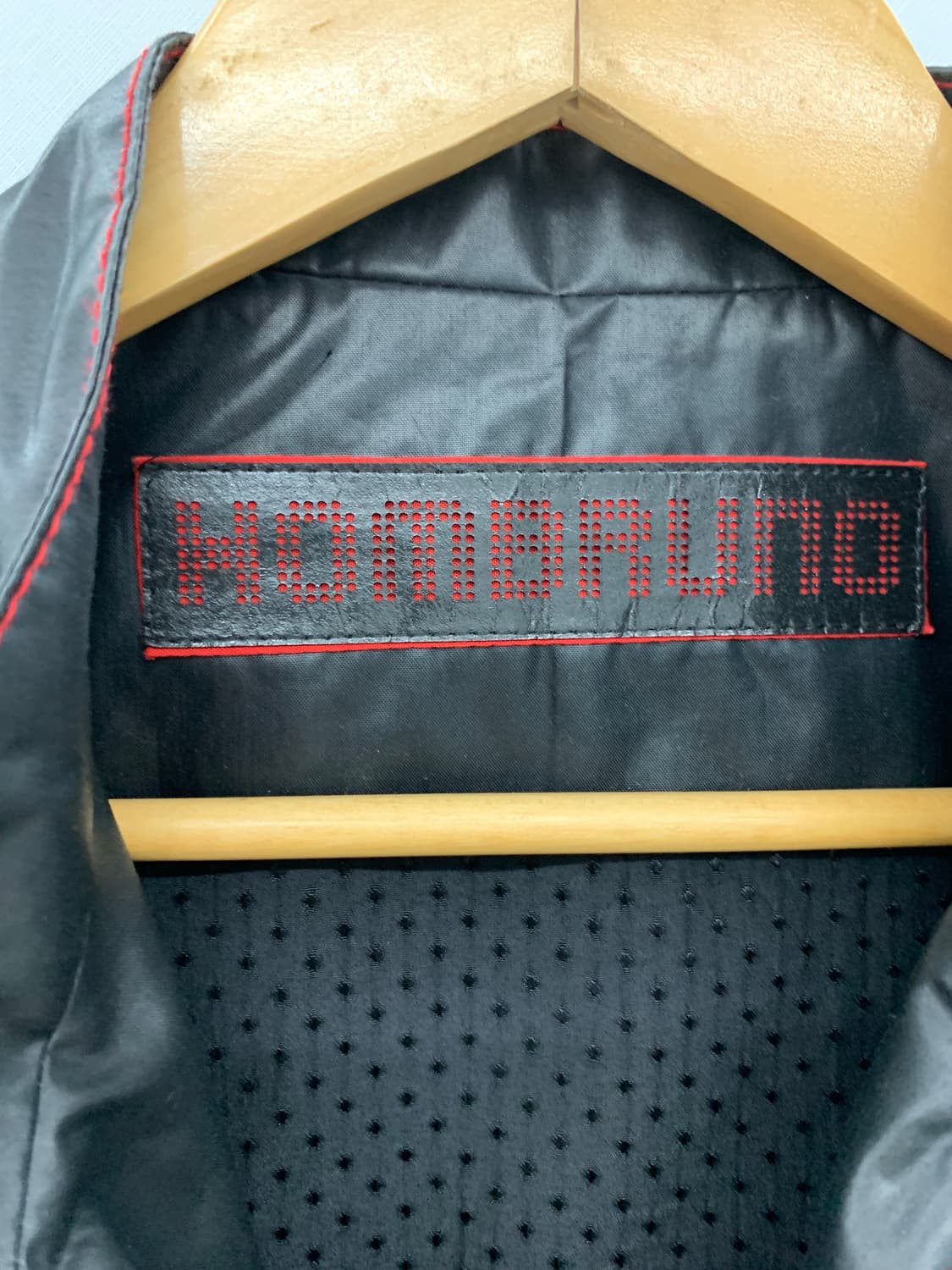 Hombruno 레드 스티치 나일론 자켓 상품이미지6