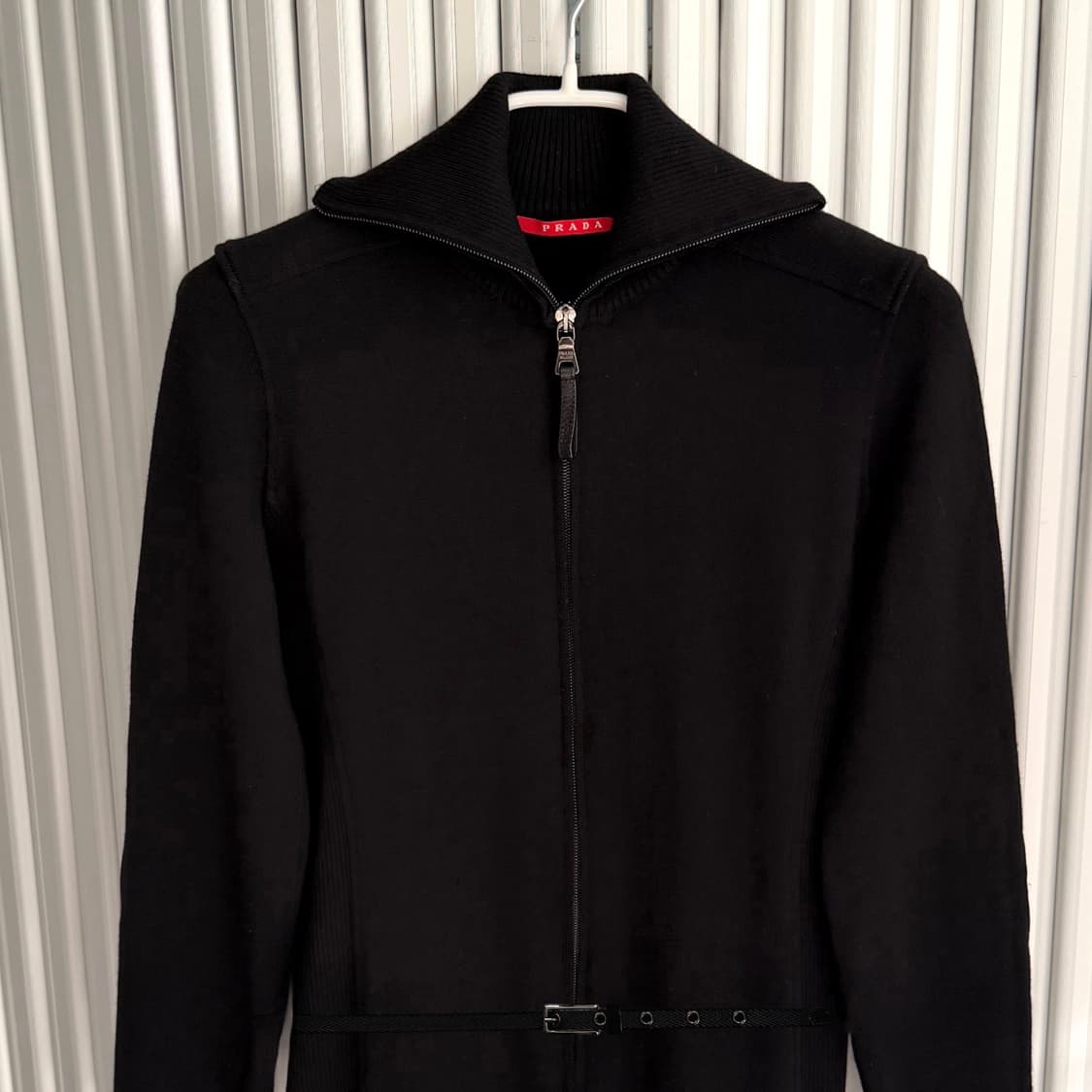 Prada wool knit zip-up 상품이미지2