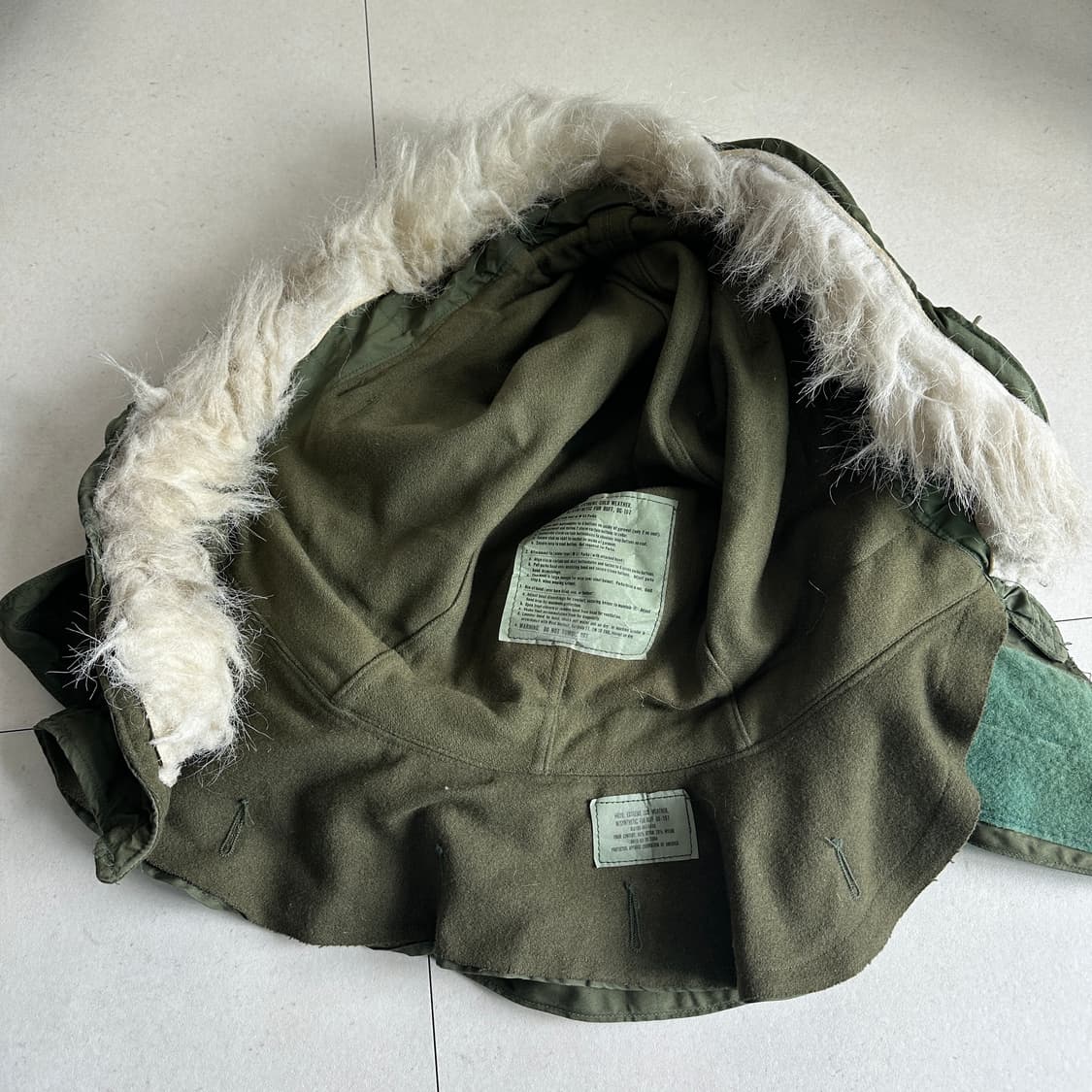 오리지널 M65 피쉬테일 파카 풀셋 (S-R/72년산) 상품이미지9