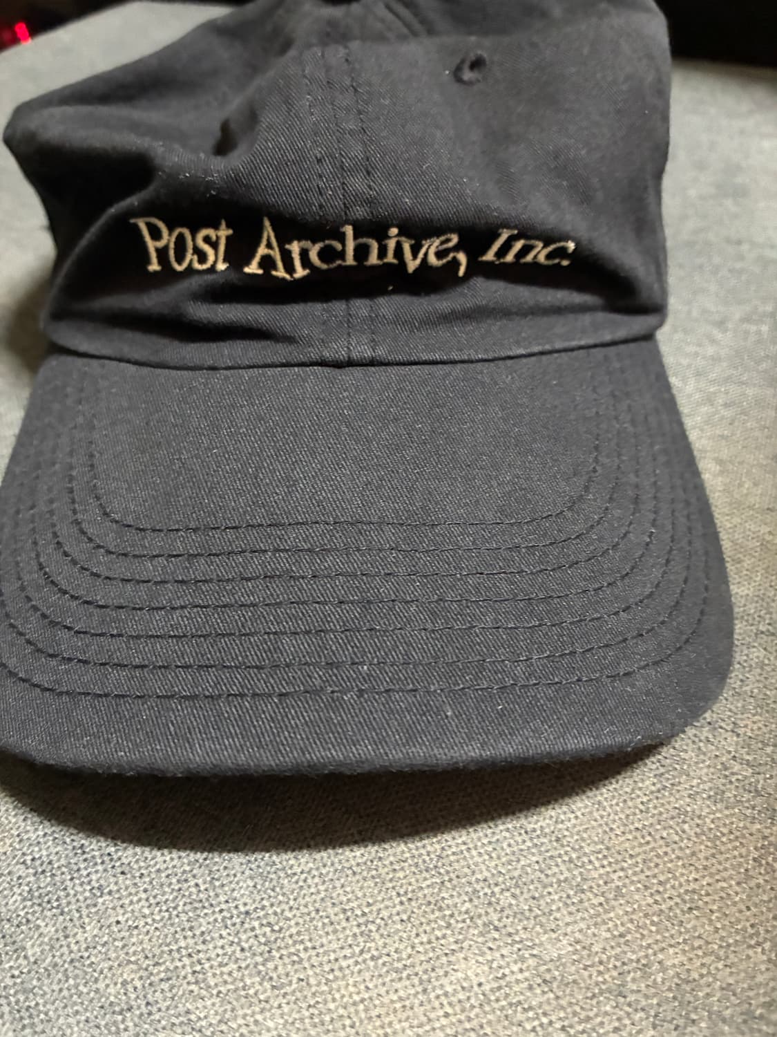 포스트아카이브팩션 CORPORATION CAP (BLACK) 상품이미지2