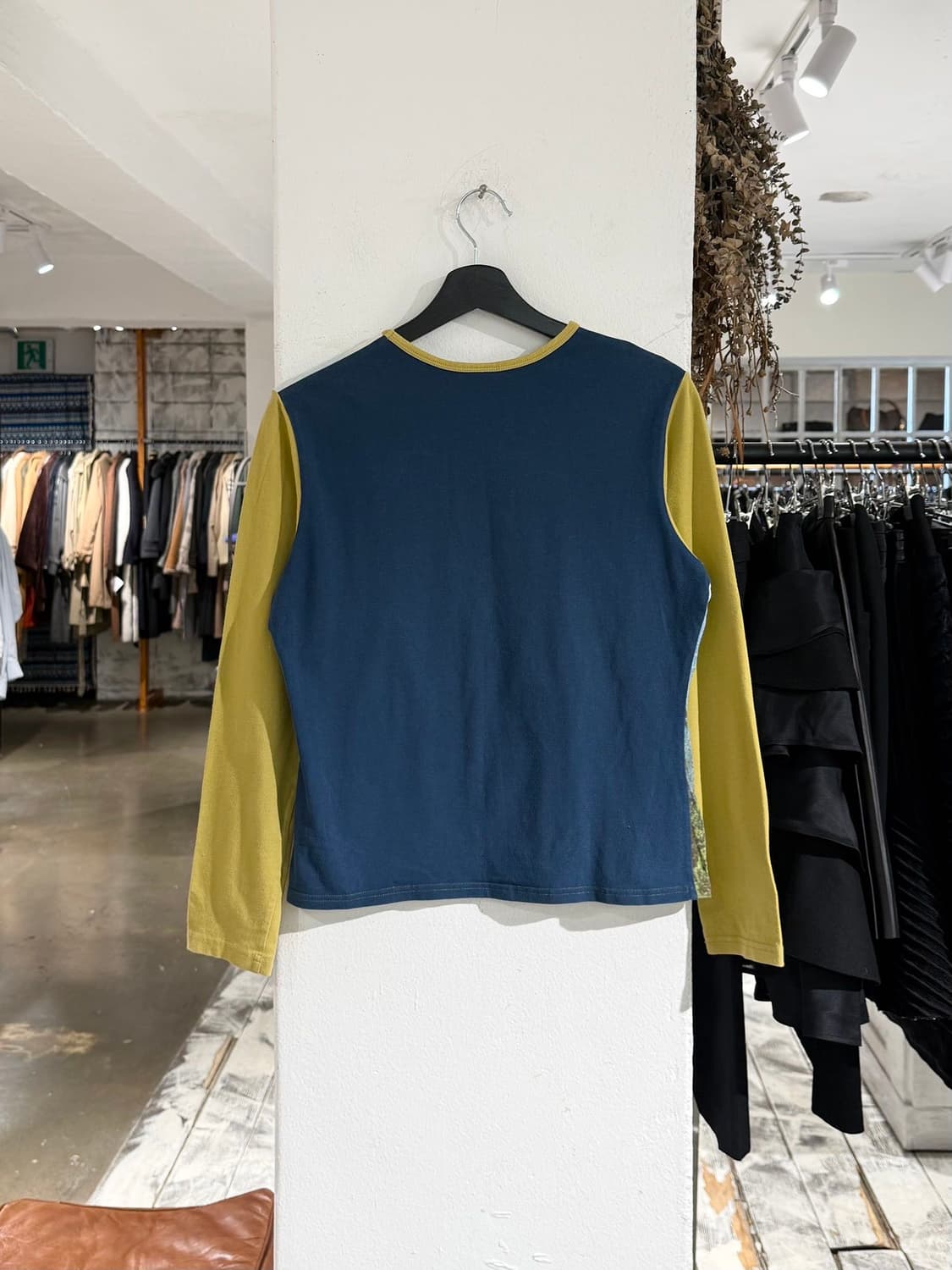 오일릴리 올리브 블루 그래픽 롱 슬리브 상품이미지6