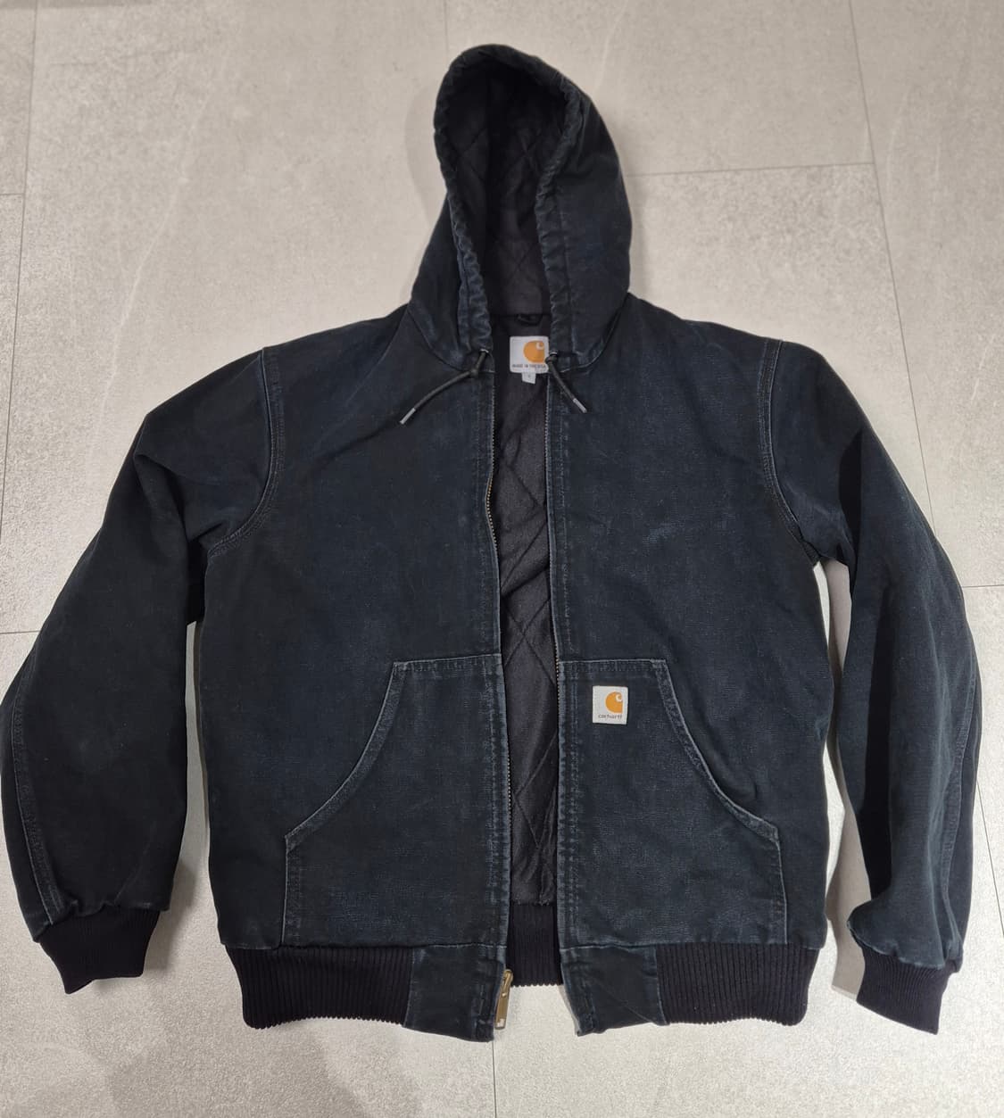 [S]칼하트 액티브자켓 블랙 j140 made in usa 상품이미지2