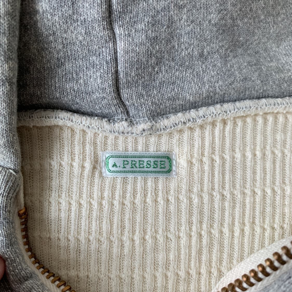 24fw 빈티지 스웻 후드집업 상품이미지6