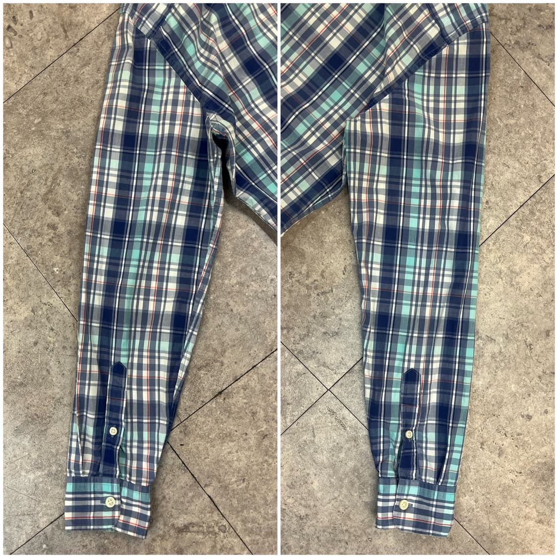 갭 체크 포켓 셔츠 블루 S #csz3971 상품이미지10