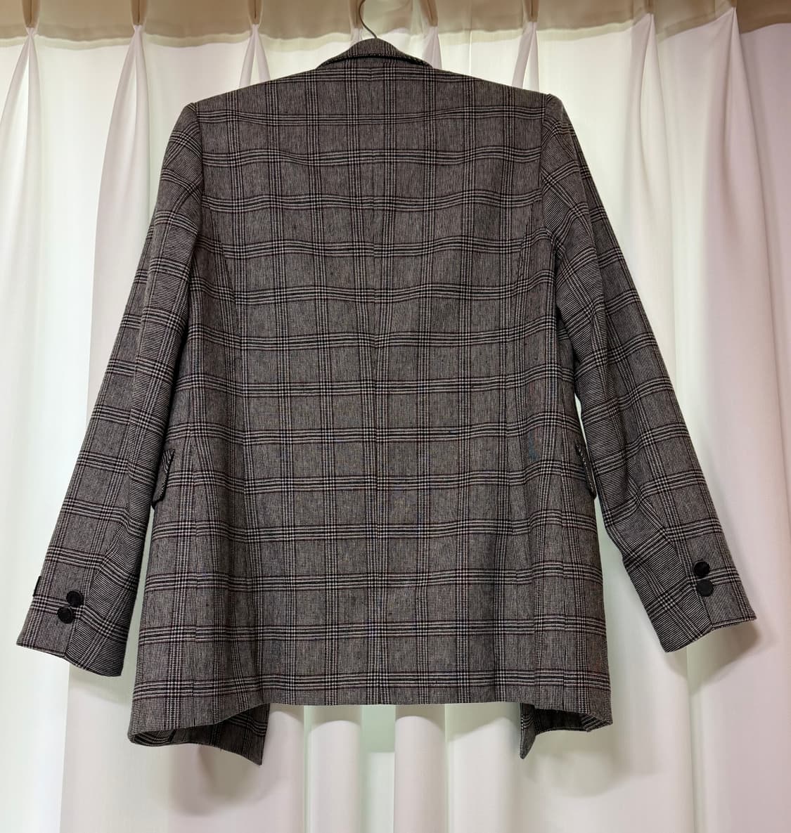 올리비아 하슬러 울 체크 수트셋업 상품이미지3