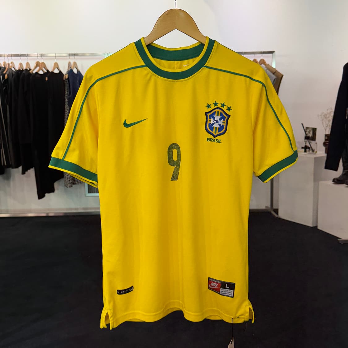[L] 나이키 98 브라질 리이슈 호나우두 유니폼 상품이미지2