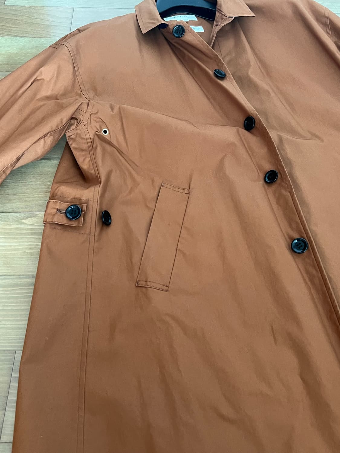 PULETTE 오렌지 브라운 코튼 트렌치 코트 상품이미지6