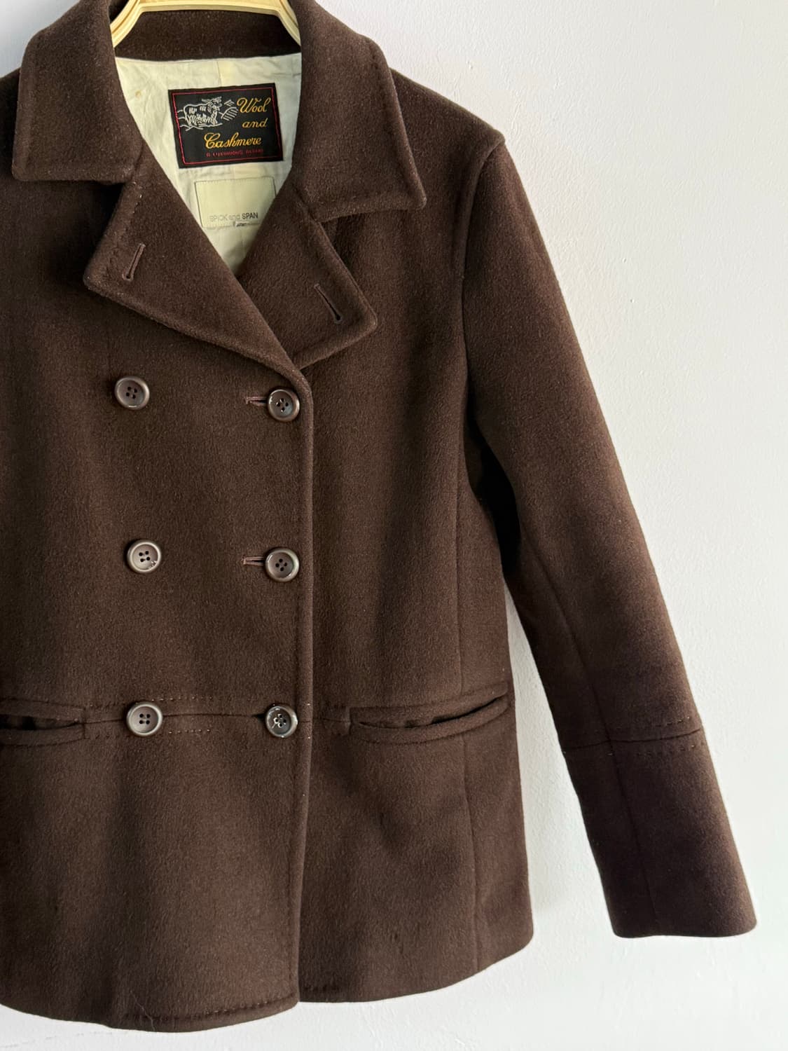 Spick and span 캐시미어 혼방 더블코트 상품이미지1