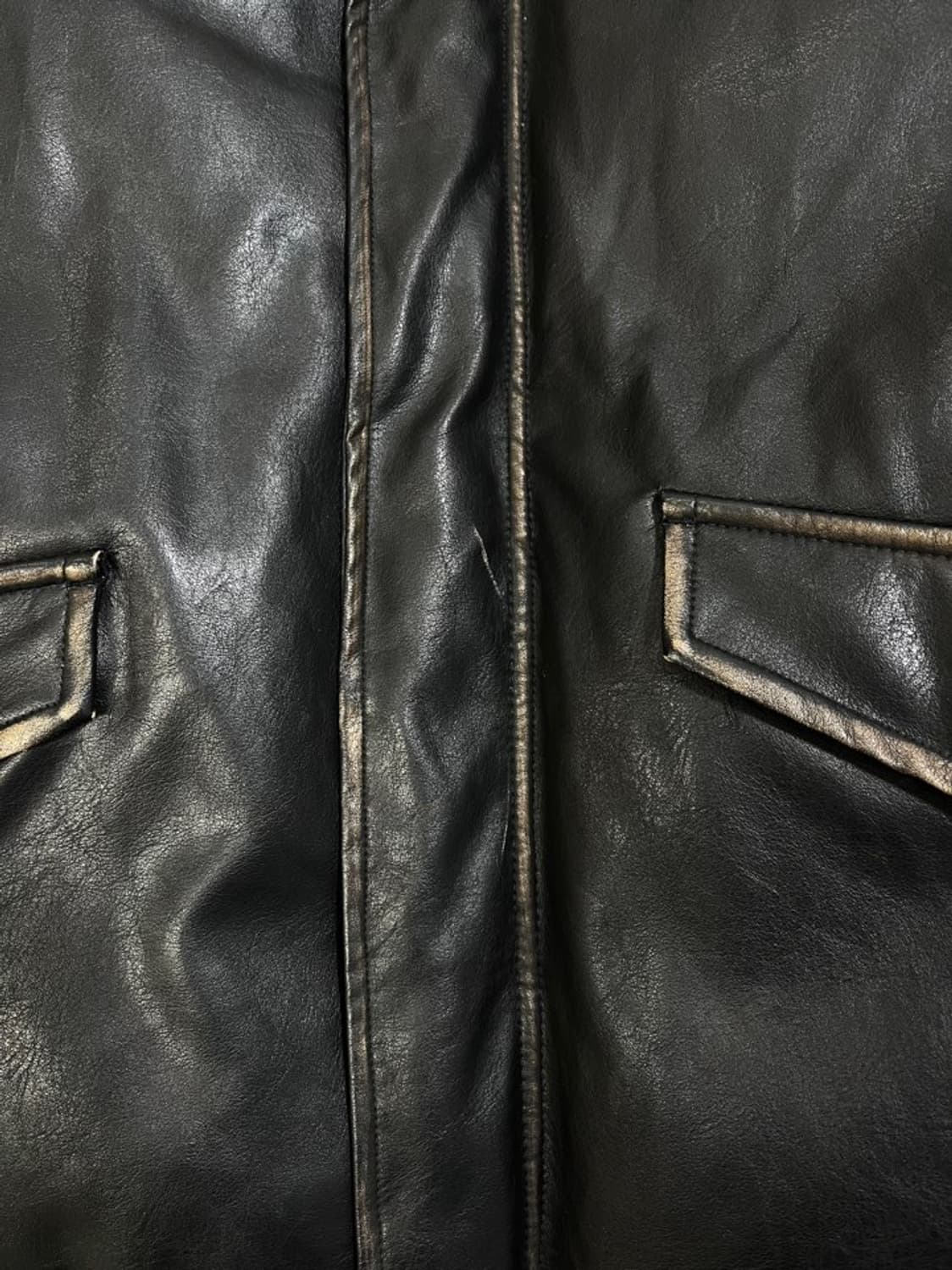 라퍼지스토어 덕다운 레더 푸퍼 패딩/#2717 상품이미지2