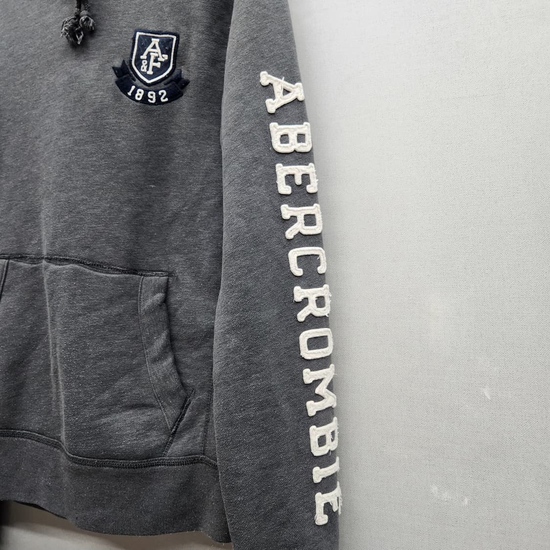 아베크롬비 로고/사이드레터링 후드티 M(L)남여공용 상품이미지3