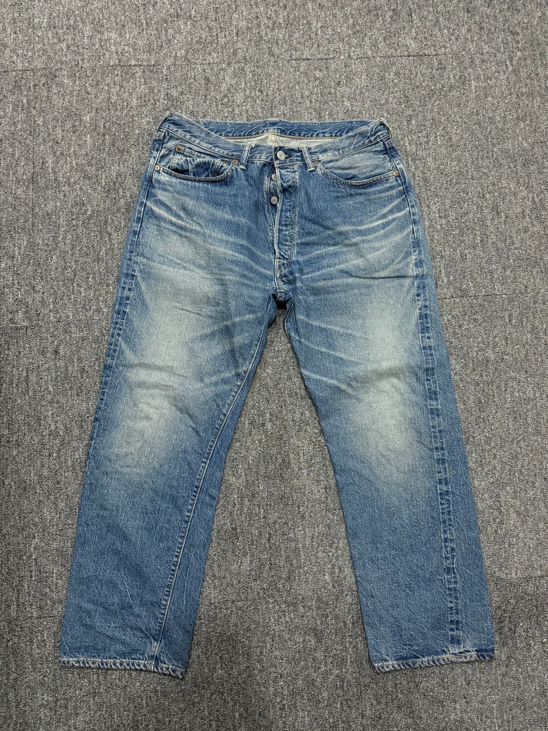 단순착용) 웨어하우스 1101 라이트 인디고 데님 36 상품이미지2