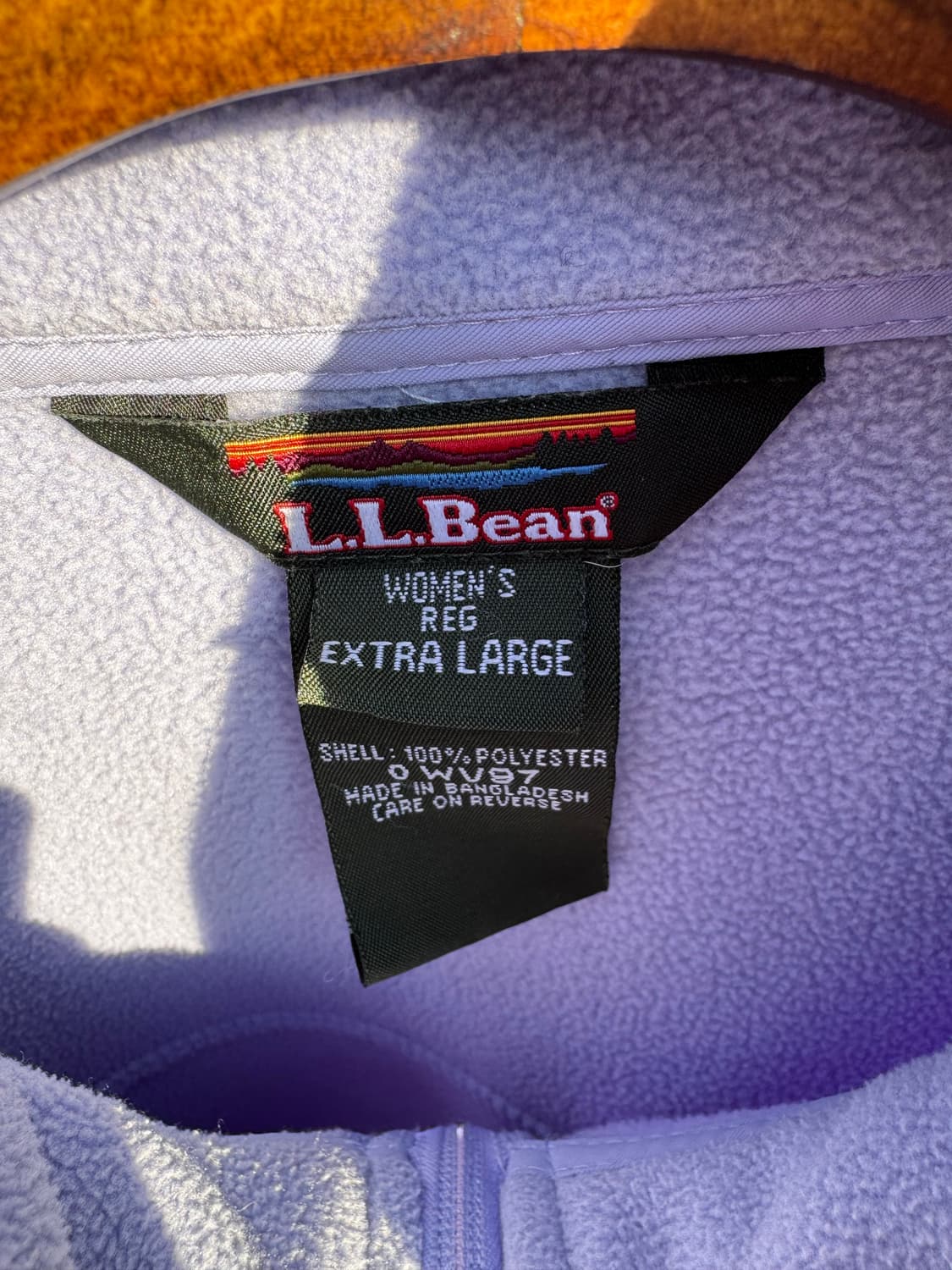 90s-00s 엘엘빈 라벤더 후리스 상품이미지4