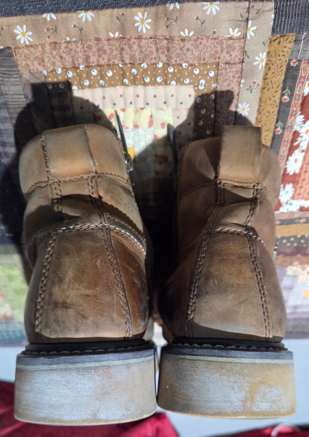 할리데이비슨 브라운색 웨지솔 워커  상품이미지5