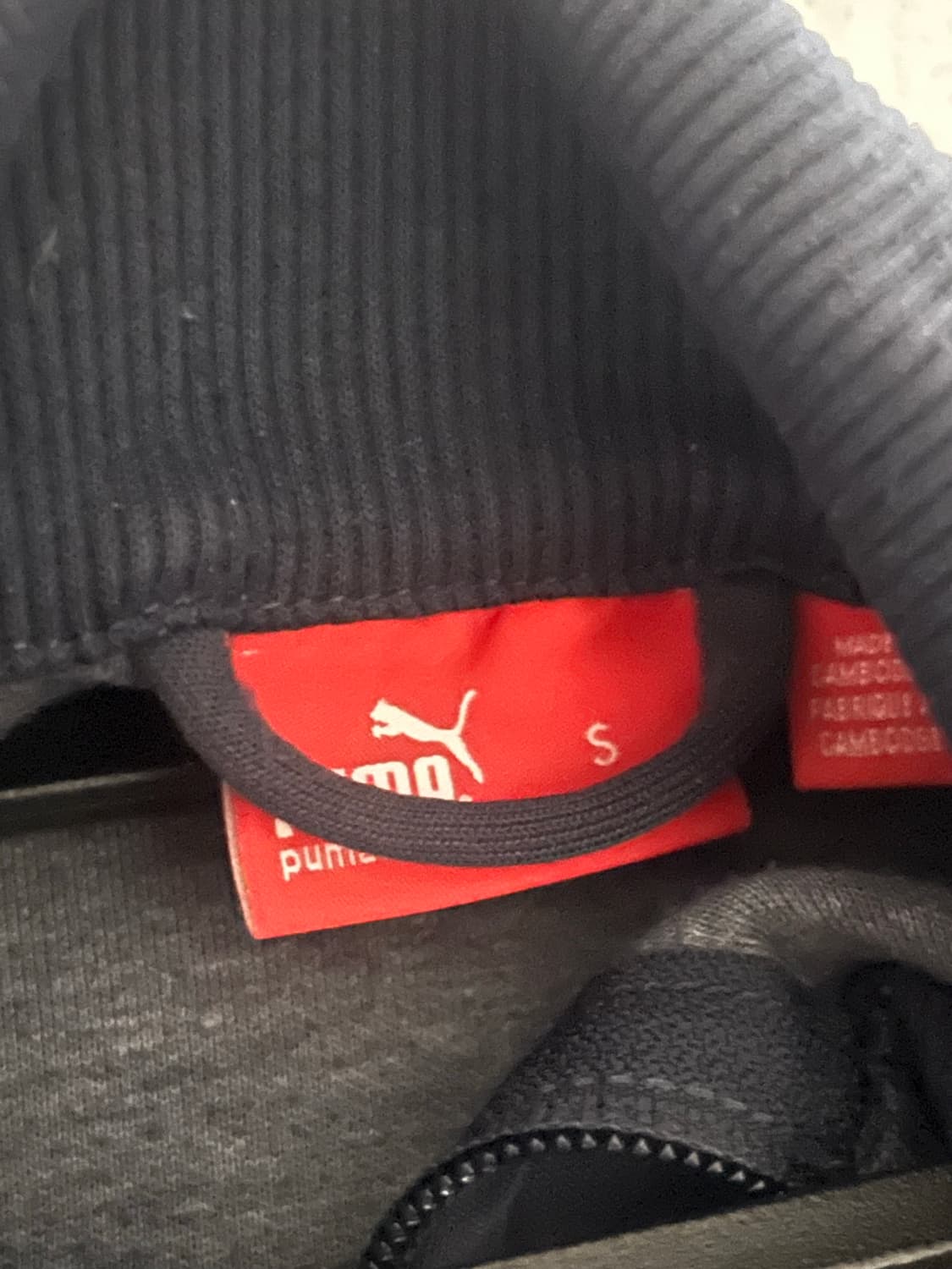 푸마 주황 집업 트랙탑 져지 상품이미지3