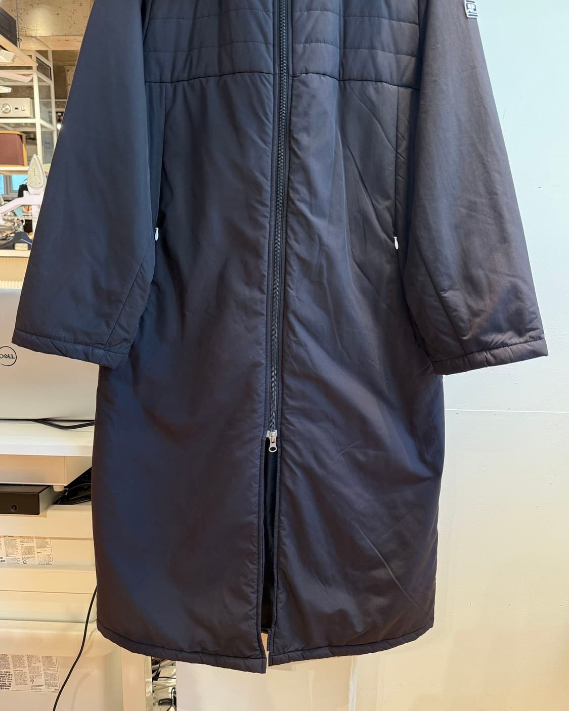 쿠레쥬 스포츠 블랙 다운 롱 점퍼 상품이미지6