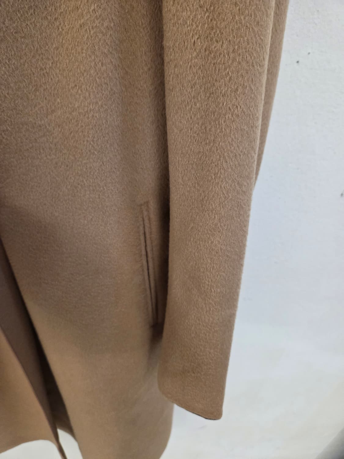 타임 포스트모던 카멜 캐시미어100% 더블 코트 상품이미지4