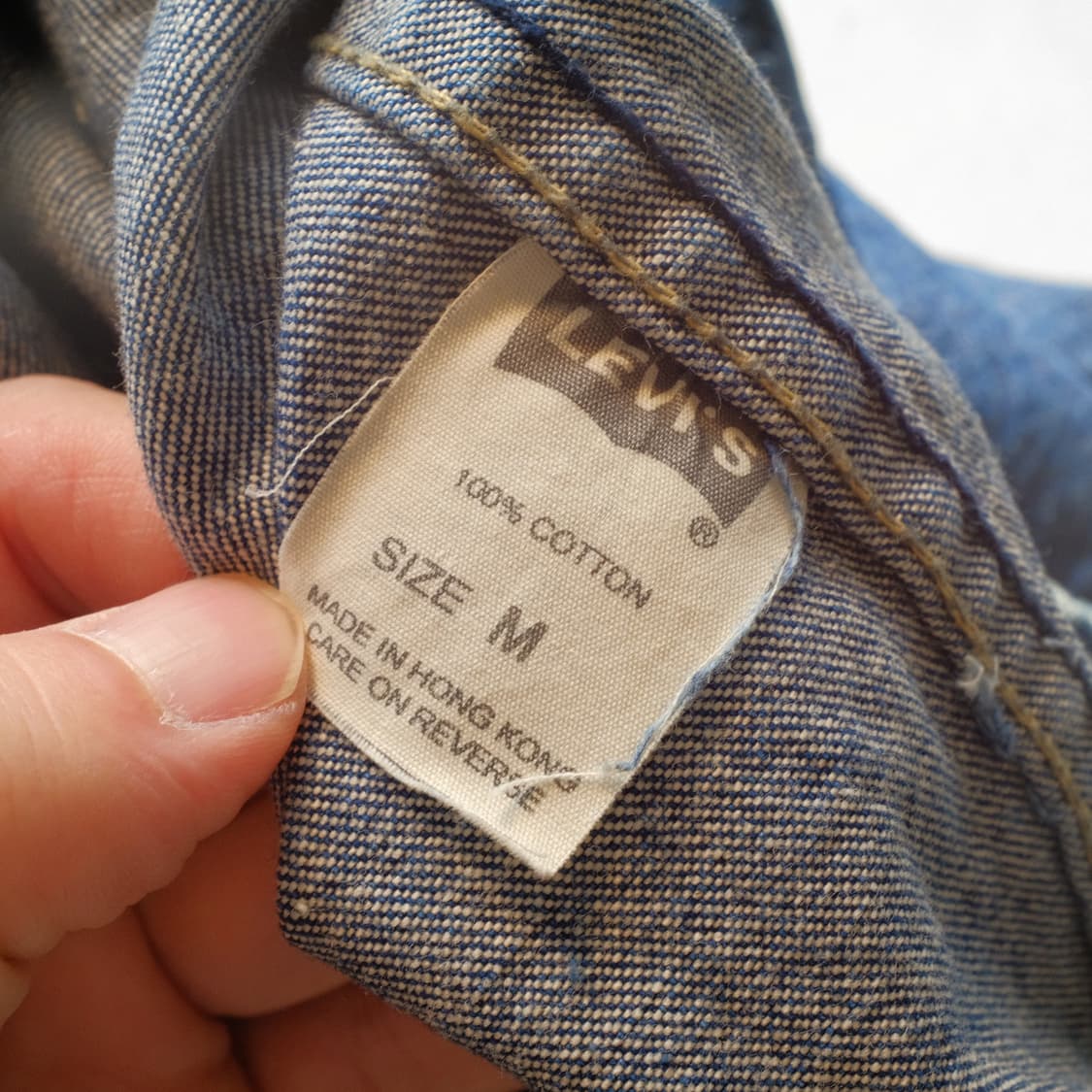 1980's Made In HONG KONG Levi’s Denim  상품이미지8
