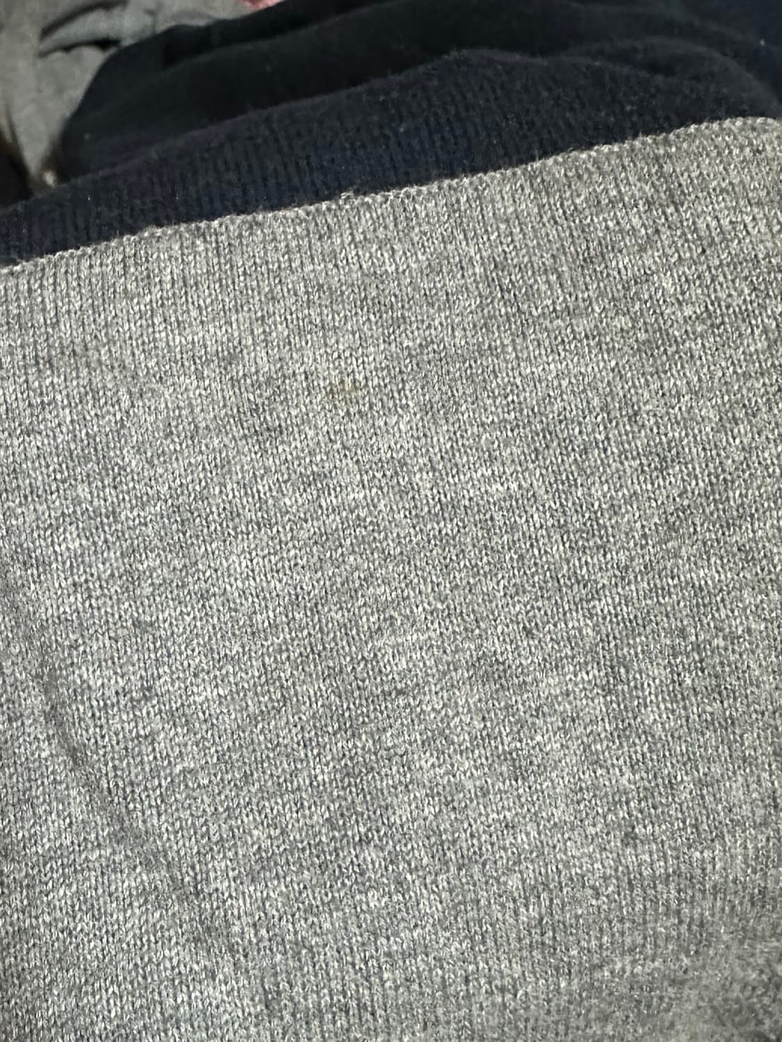 배색 하프 후드티 상품이미지3