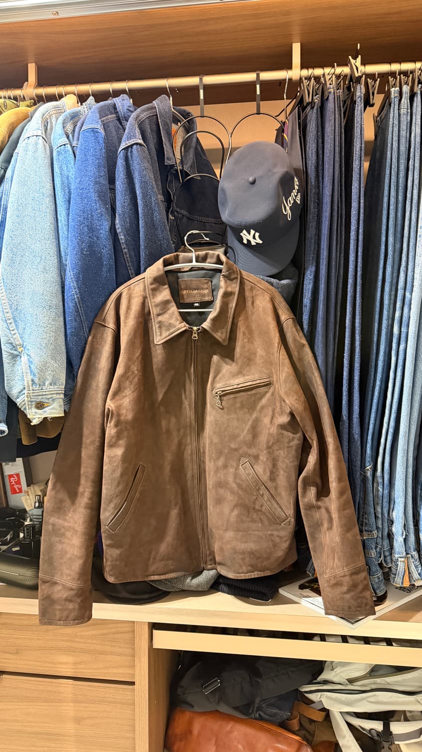 알리발 고트스킨 30s 스포츠 레더자켓 상품이미지4