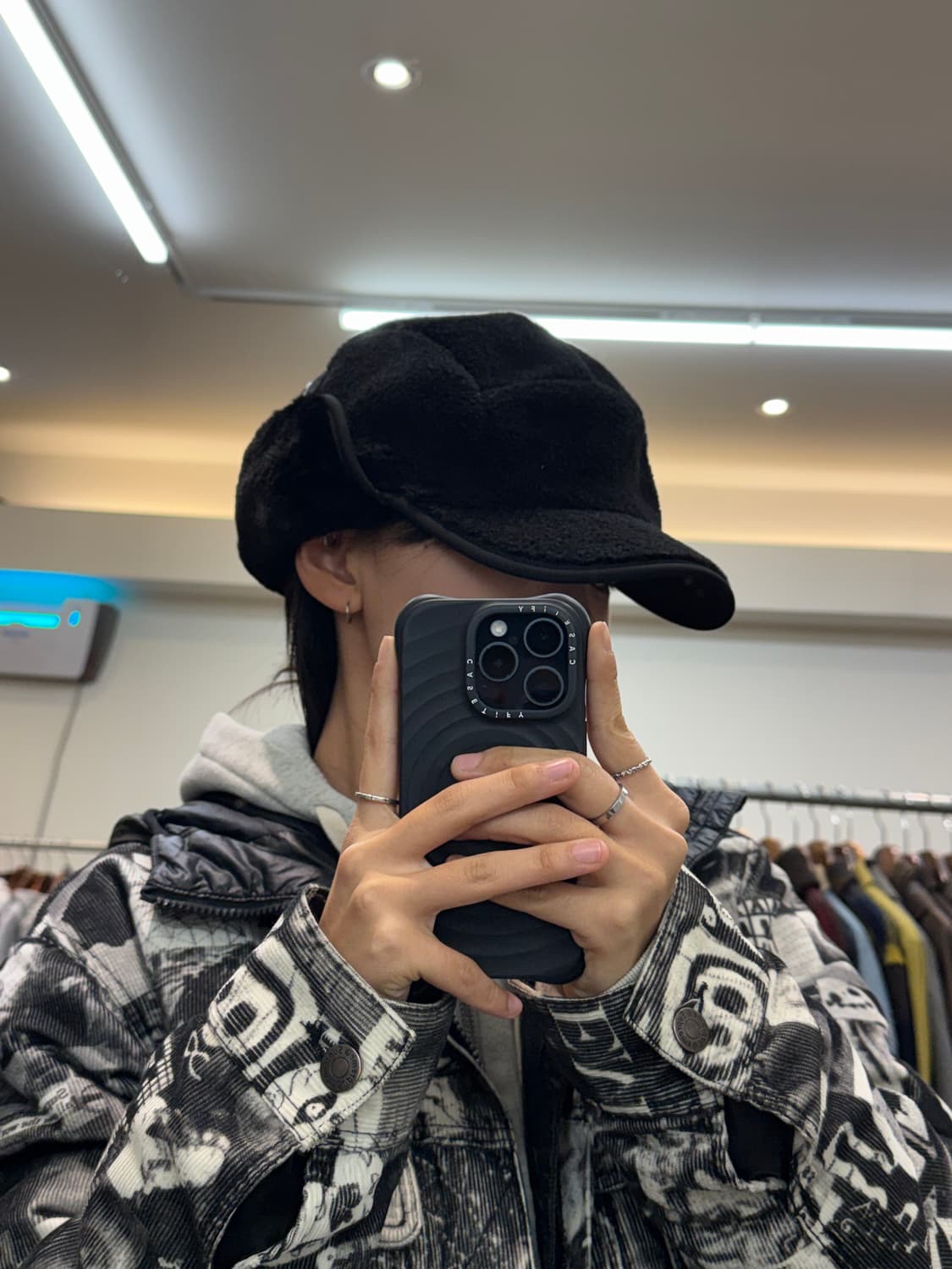 노스페이스 화이트라벨 퍼피 플리스 이어머프 캡 상품이미지4