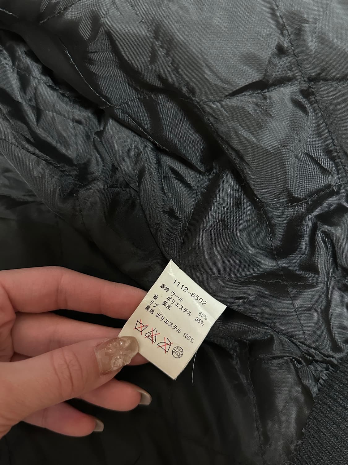 일본빈티지 가죽 봄버 자켓 상품이미지6