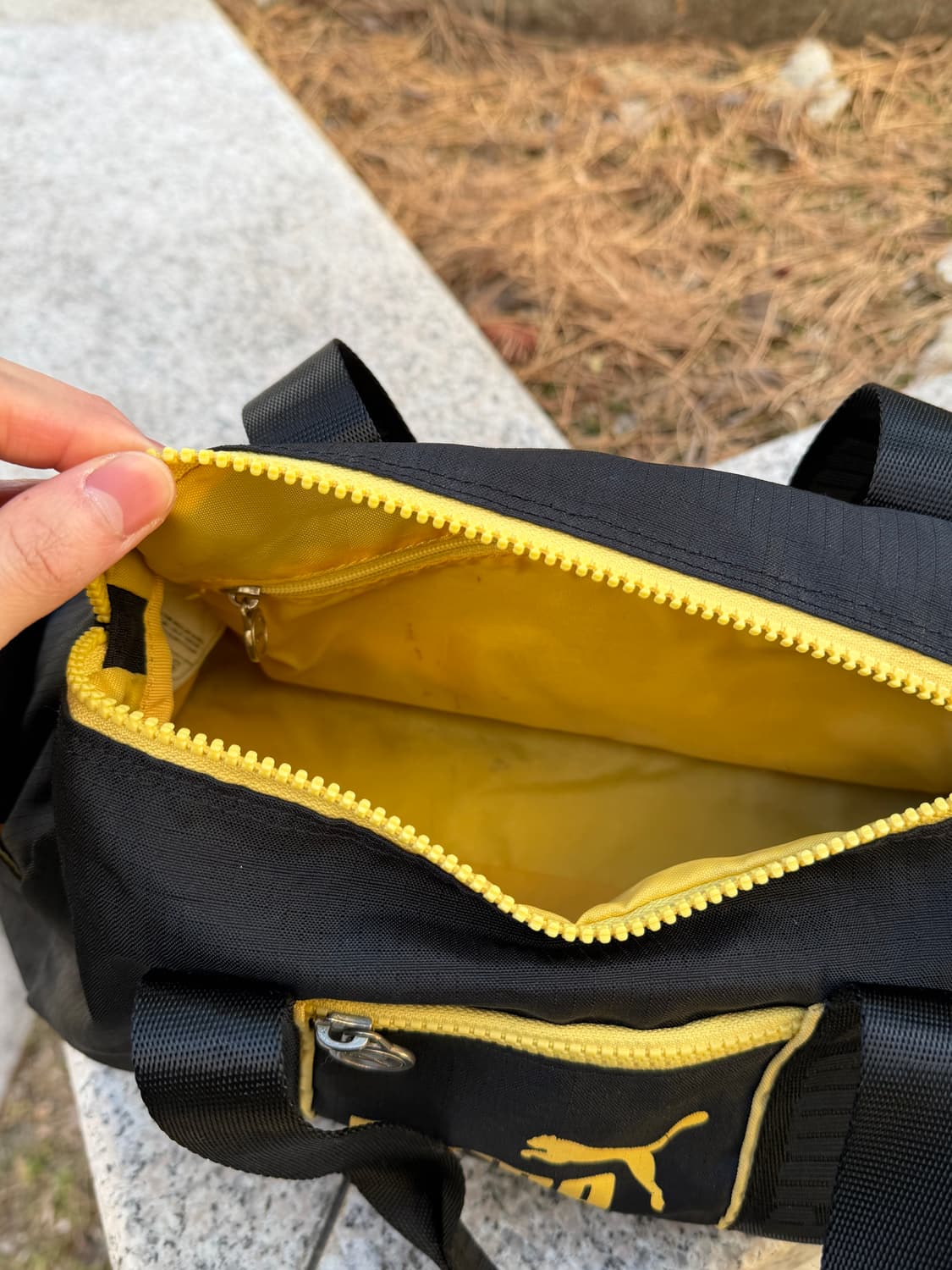 90-00s Puma 올드 푸마 미니 더플백 상품이미지8