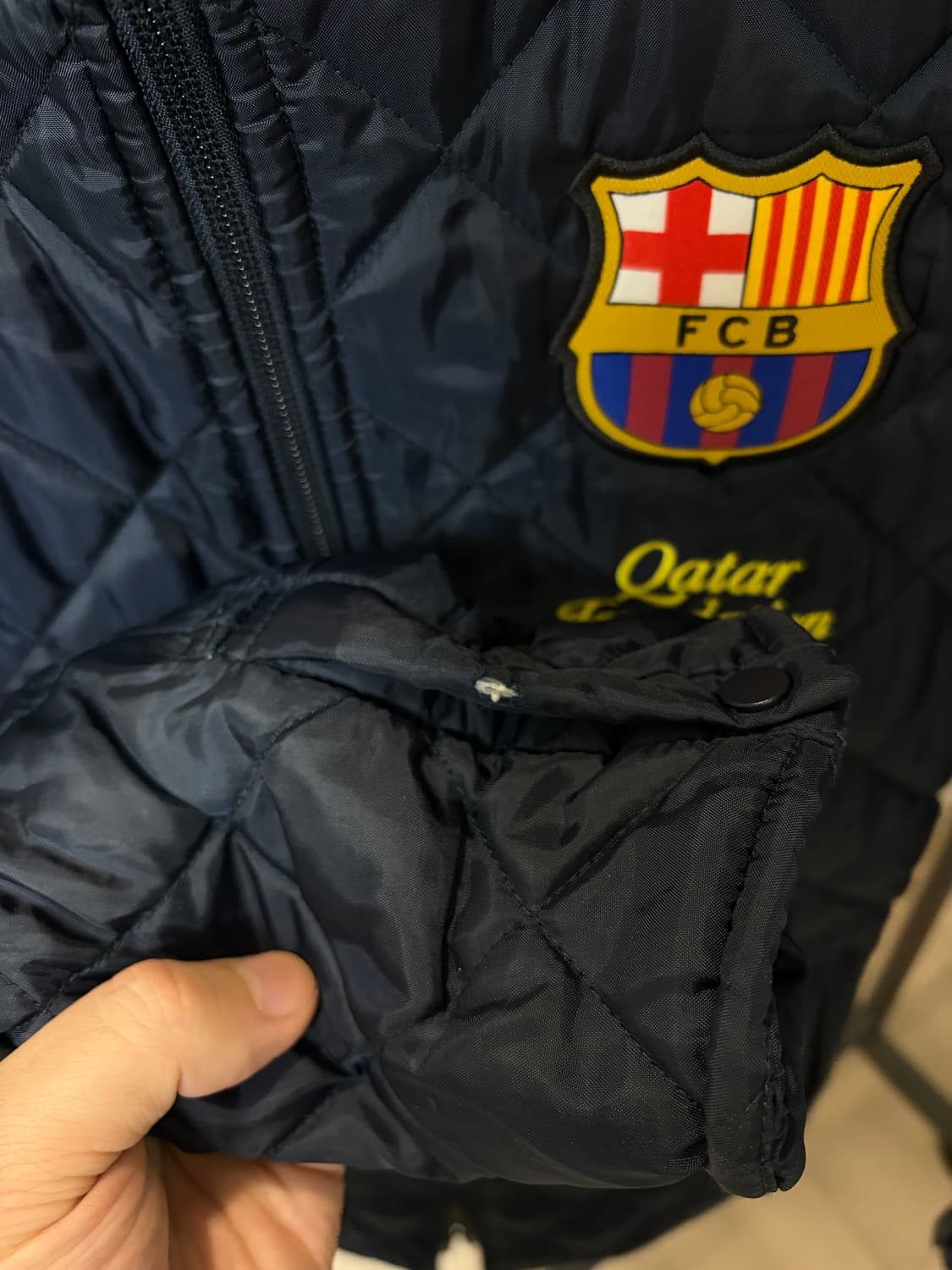 (S) 나이키 빈티지 FC바르셀로나 네이비퀄팅패딩 상품이미지8