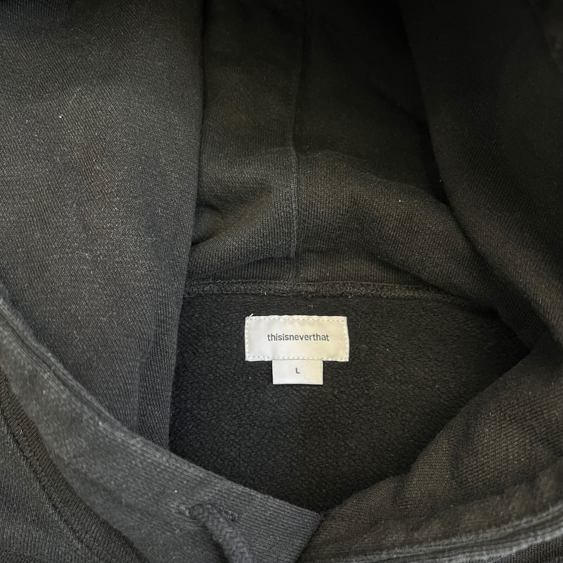 디스이즈네버댓 후드티 블랙 L 상품이미지5