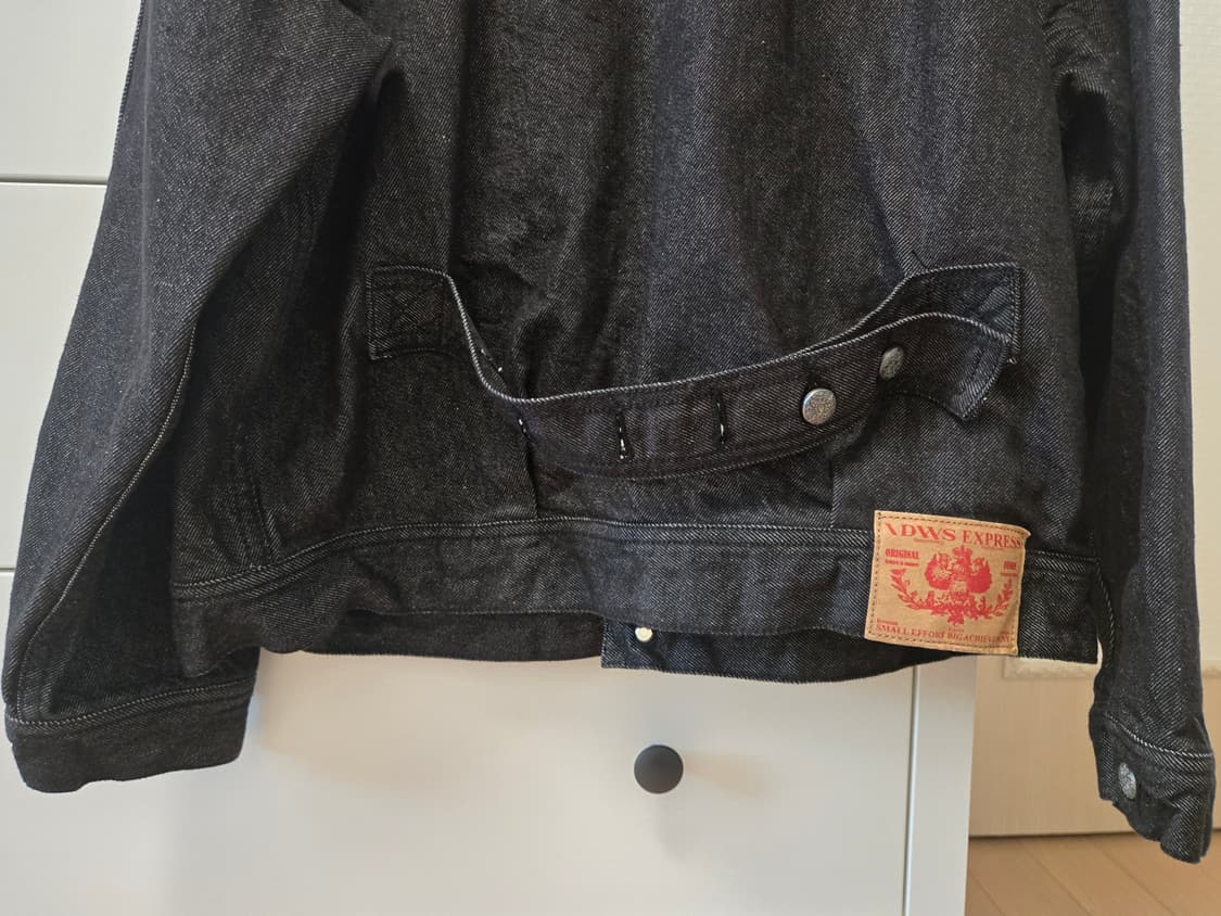 Bolly Raw Denim Jacket Black 상품이미지7