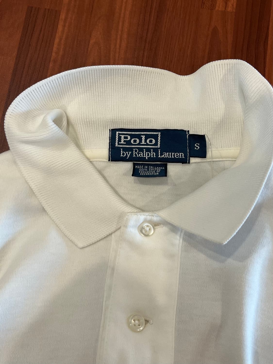Polo RL 폴로 랄프로렌 카라티 pk 반팔 티셔츠 (white) 상품이미지8