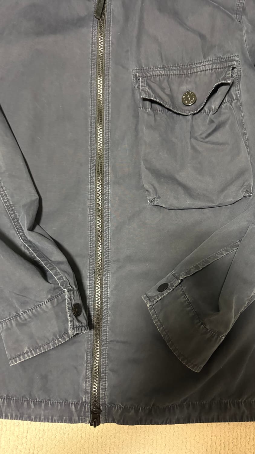 스톤아일랜드 올드이펙트 오버셔츠 다크네이비 L 상품이미지4