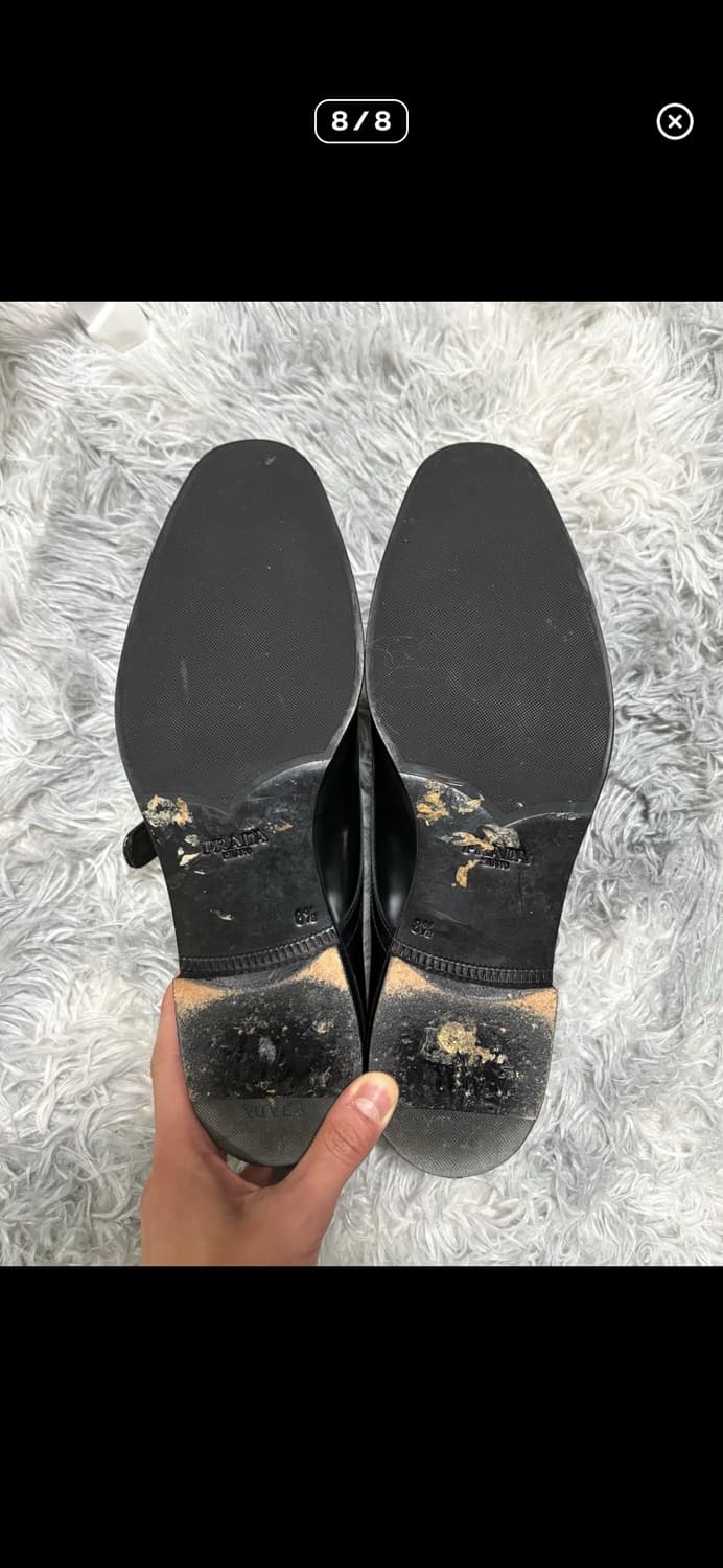 Prada 빈티지 몽키스트랩슈즈 상품이미지6