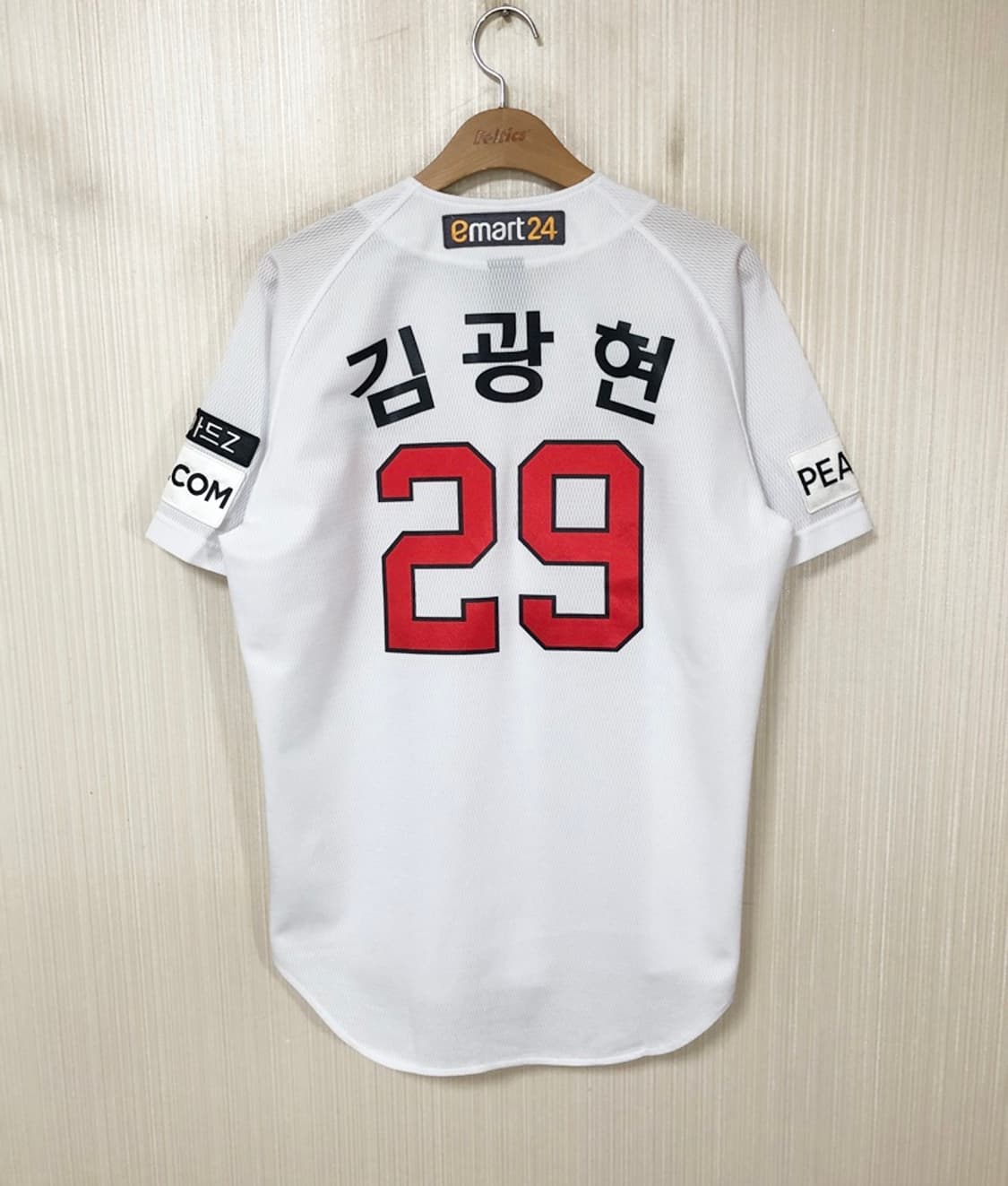  KBO 다이나핏 SSG랜더스 어센틱 홈유니폼 M(95) #29 김광현 상품이미지8