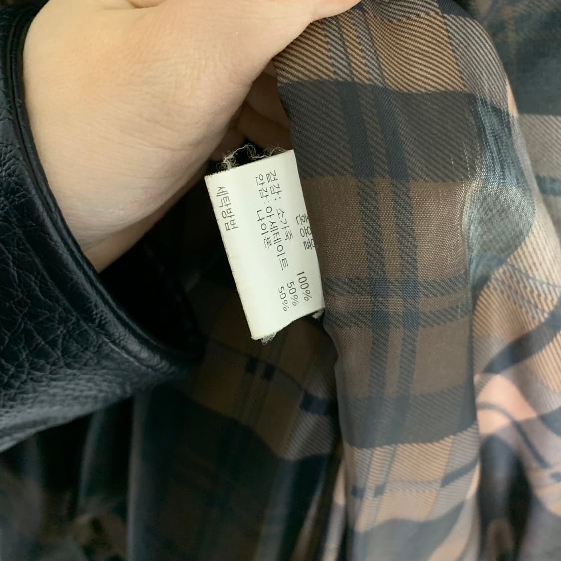 빈티지 리얼레더 소가죽 미디 코트 자켓 상품이미지4